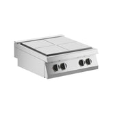 Plită electrică cu blat solid, de banc, cu 4 zone gătit, Linia 700, Silko